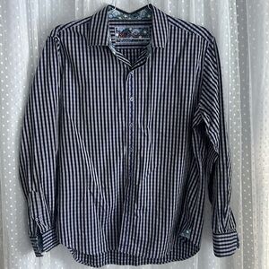 Robert Graham Button-Up Collared Shirt; Mens Classic Fit 2XL